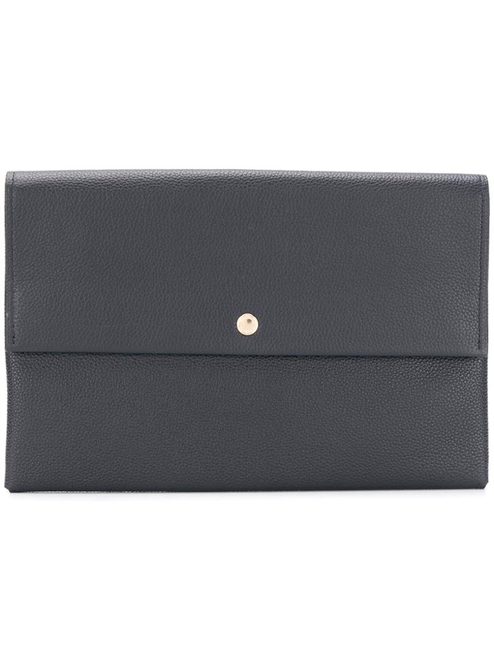 Coach Foldover Top Clutch Bag - Blue