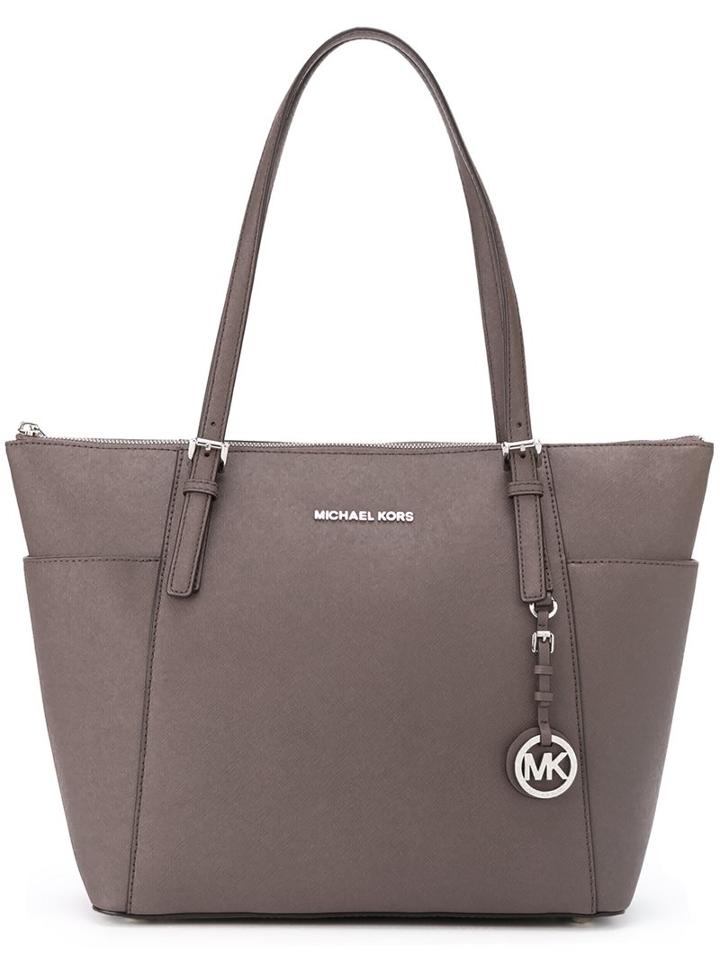 Michael Michael Kors Large 'jet Set' Top Zip Tote, Women's, Nude/neutrals