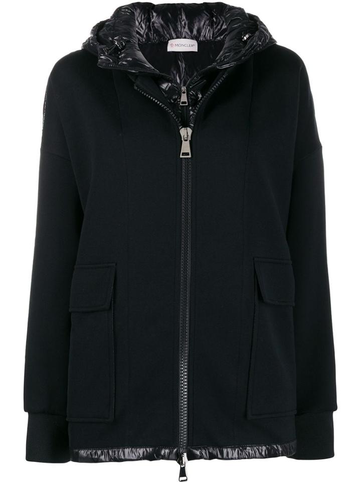 Moncler Double-layered Zipped Jacket - Black