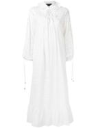 Diesel Black Gold Long Gauze Dress - White