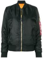 Alpha Industries Classic Zipped Bomber Jacket - Black