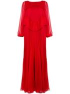 Irina Schrotter Long Flared Dress