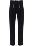 Gmbh Straight Leg Corduroy Trousers - Blue