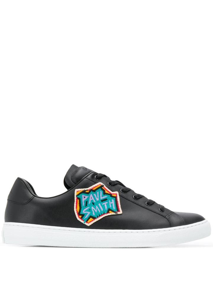 Paul Smith Patch-embellished Sneakers - Black