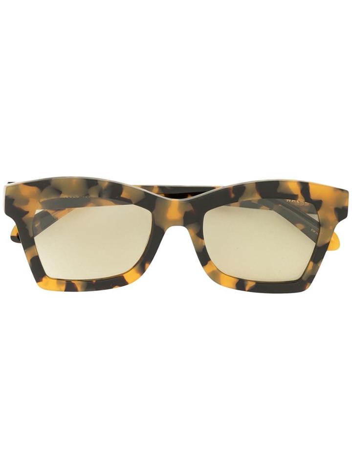 Karen Walker Blessed Square-frame Sunglasses - Brown