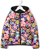 Fendi Kids 'monster' Reversible Padded Jacket, Girl's, Size: 10 Yrs