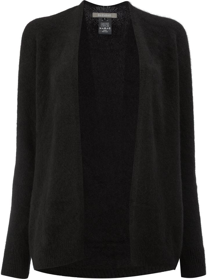 Suzusan Open Cardigan - Black