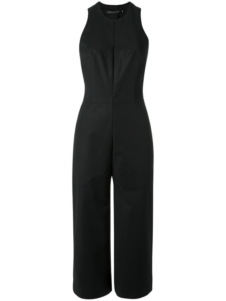 Andrea Marques Sleeveless Jumpsuit, Women's, Size: 44, Black, Cotton/spandex/elastane