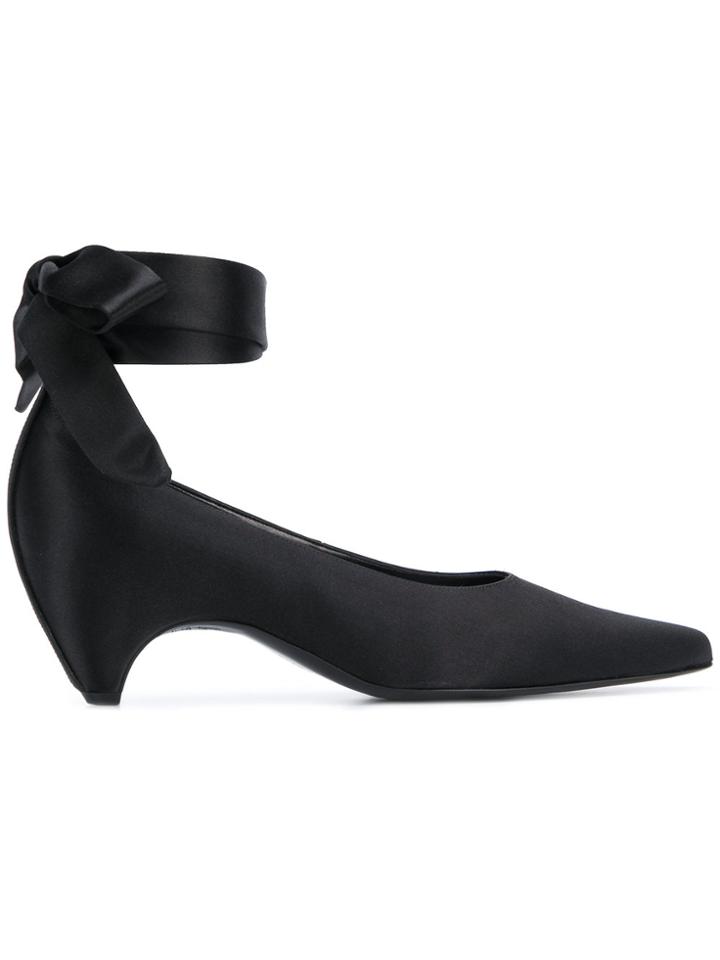 Stella Mccartney Bow-tied Pumps - Black