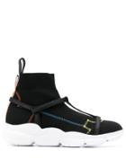 L'autre Chose Hi-top Sock Sneakers - Black