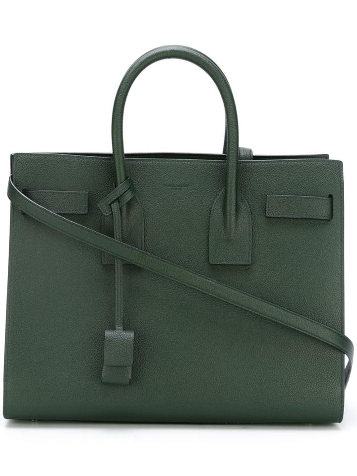 Saint Laurent Medium 'sac De Jour' Tote, Women's, Green