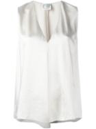 Forte Forte V-neck Classic Tank, Women's, Size: I, Nude/neutrals, Acetate/viscose