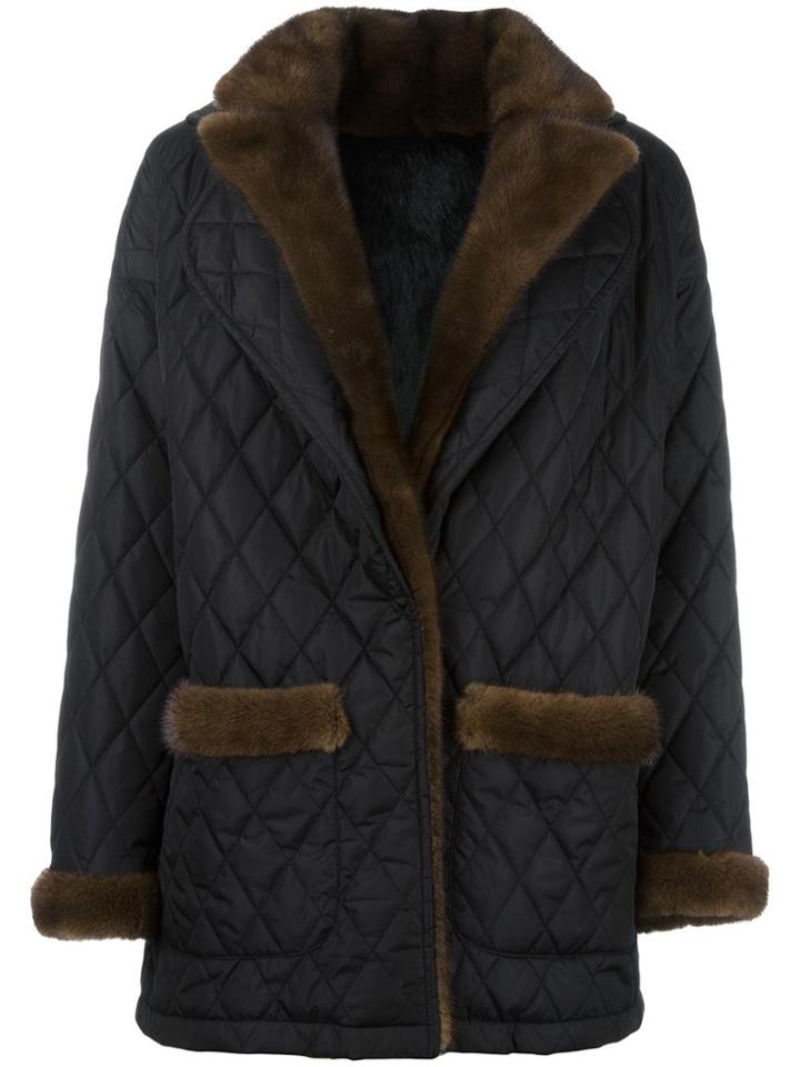 Simonetta Ravizza Quilted Mid Jacket - Black