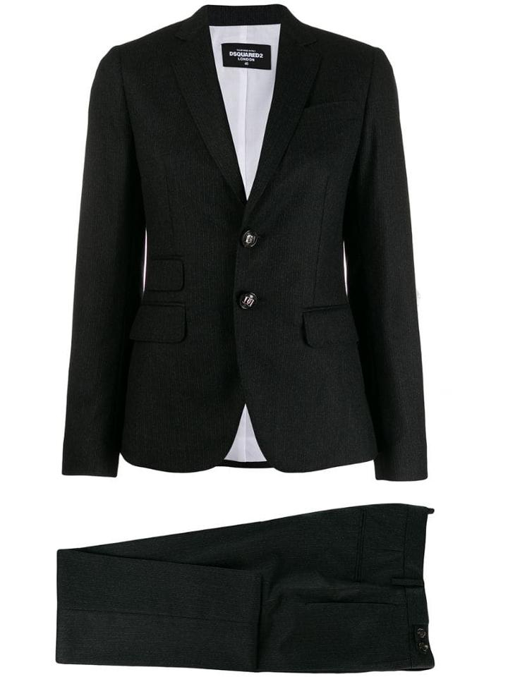 Dsquared2 Tailored Vented Blazer - Grey