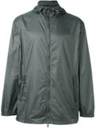 Jil Sander 'garda' Hooded Raincoat, Men's, Size: 46, Green, Polyamide/polyester