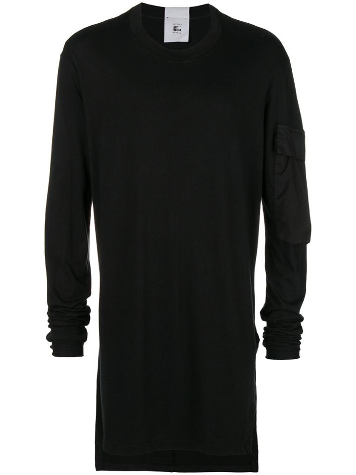 Lost & Found Rooms Pocketed Tunic Top - Black