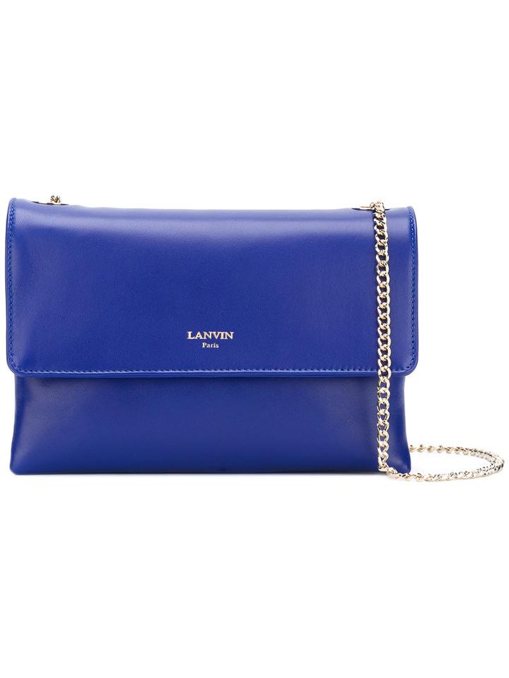 Lanvin - Small Sugar Shoulder Bag - Women - Cotton/lamb Skin - One Size, Women's, Blue, Cotton/lamb Skin