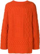 Études Chunky Ribbed Sweater - Yellow & Orange