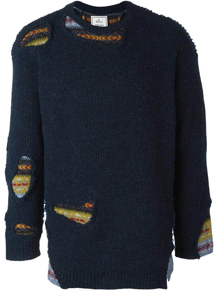 Mihara Yasuhiro Patchwork Jumper