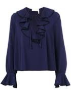 See By Chloé Frill Blouse - Blue