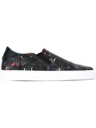 Givenchy Baboon Print Sneakers - Black