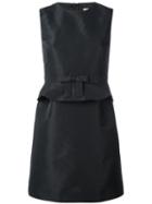 Red Valentino Bow Detail Dress, Women's, Size: 38, Black, Polyester/acetate