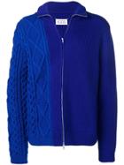Maison Margiela Cable Knit Cardigan - Blue
