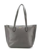 Furla Asfalto Pebbled Tote Bag - Grey