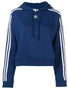 Adidas Cropped Hoodie - Blue