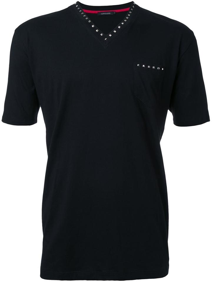 Loveless Chest Pocket T-shirt, Men's, Size: 1, Black, Cotton