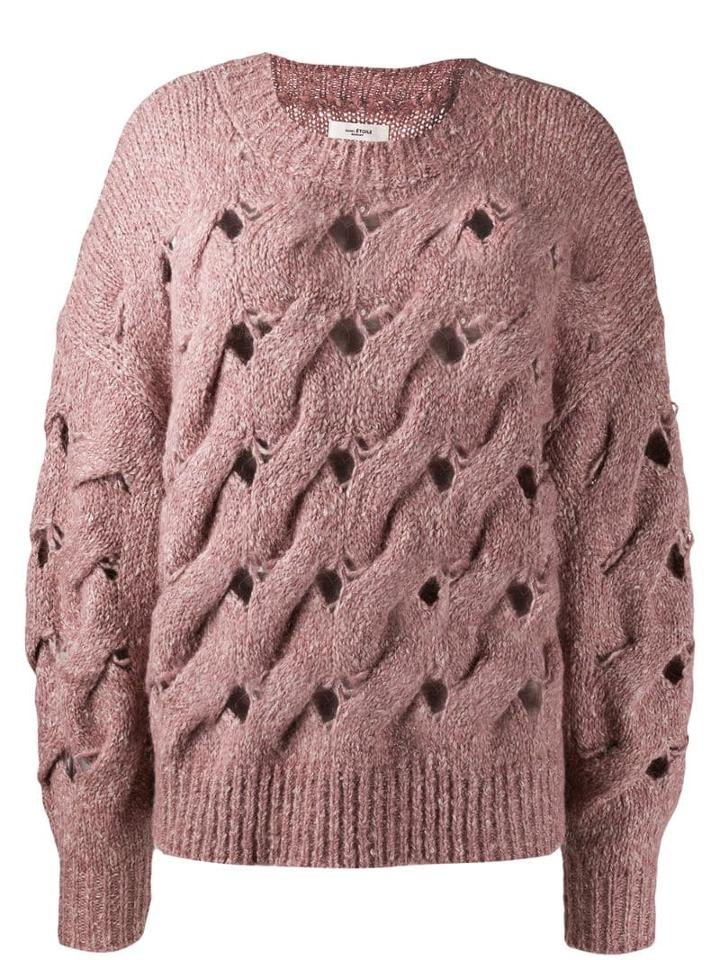 Isabel Marant Étoile Chunky Interlock Knit Jumper - Pink