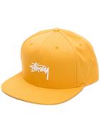 Stussy Logo Baseball Cap - Yellow & Orange