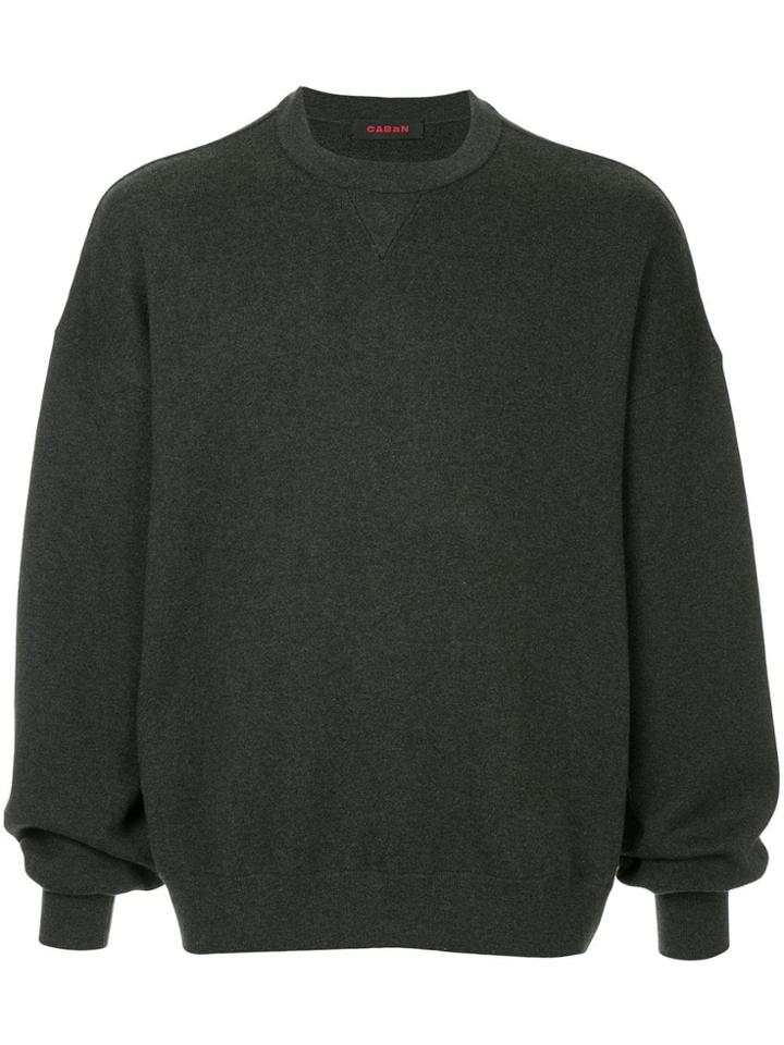 Caban Crewneck Jumper - Grey
