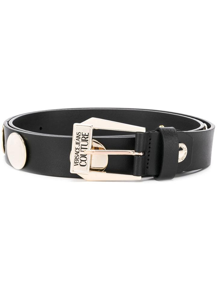 Versace Jeans Couture Round Studs Belt - Black