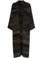 Canessa Knitted Long Cashmere Cardigan - Multicoloured