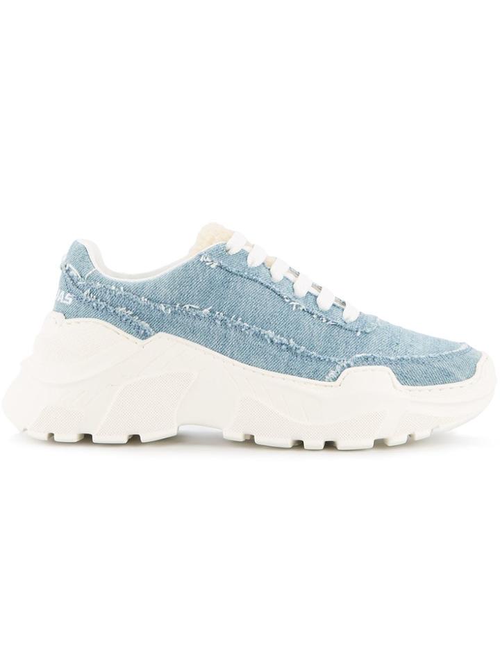Joshua Sanders Zenith Denim Sneakers - Blue