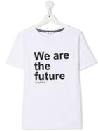 Dkny Kids 'we Are The Future' T-shirt - White