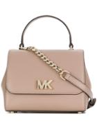 Michael Michael Kors Logo Cross-body Tote - Neutrals