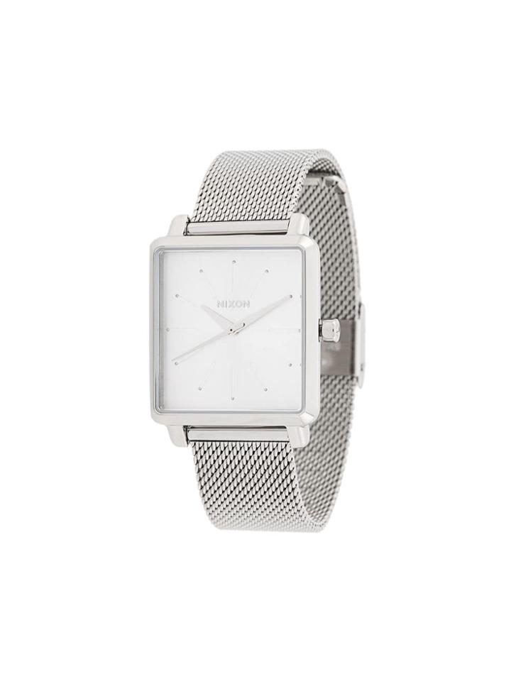 Nixon K Squared Milanese Watch - Silver