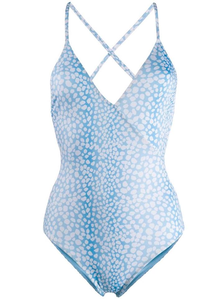 Rixo Ines Swimsuit - Blue