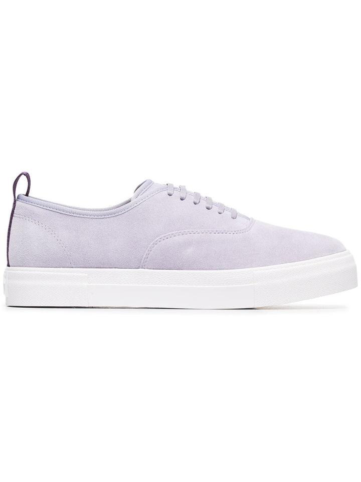 Eytys Purple Suede Mother Sneaker - Pink & Purple