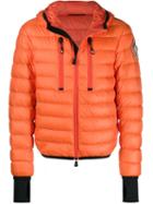 Moncler Grenoble Logo Patch Padded Jacket - Orange
