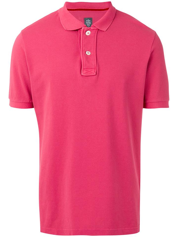 Eleventy - Classic Polo Shirt - Men - Cotton - L, Pink/purple, Cotton