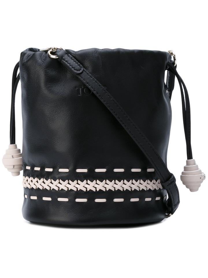 Tod's - Drawstring Bag - Women - Leather - One Size, Women's, Black, Leather