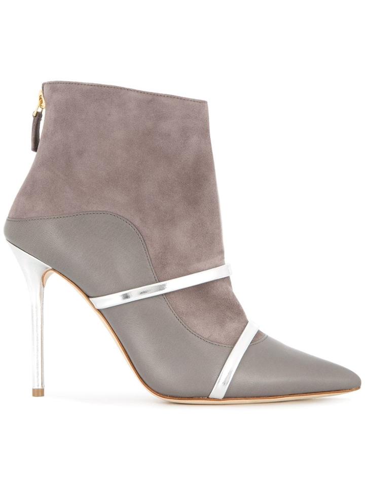 Malone Souliers By Roy Luwolt Madison Ankle Boots - Grey