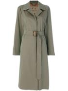 Burberry Single-breasted Trench Coat - Green