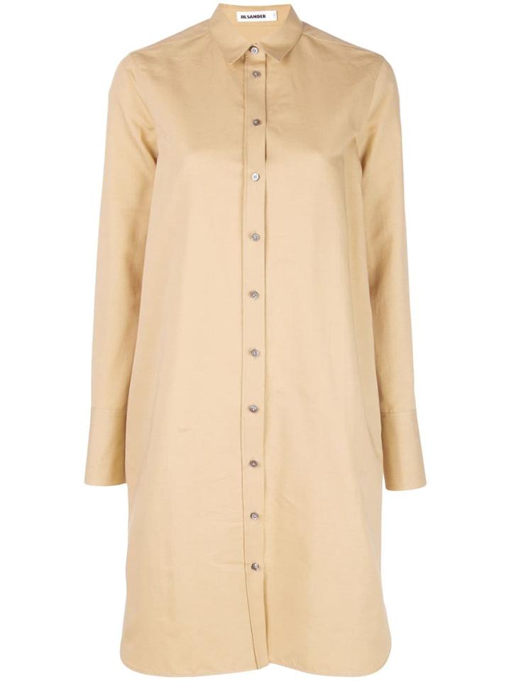 Jil Sander Ginepro Shirt Dress - Neutrals
