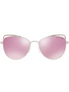 Michael Kors Oversized Cat Eye Sunglasses - Silver