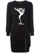 R13 David Bowie Print Long Sweatshirt