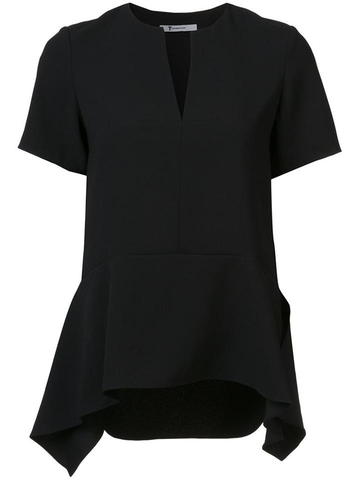 T By Alexander Wang Draped Hem Top